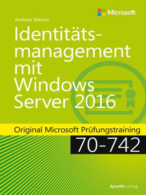 cover image of Identitätsmanagement mit Windows Server 2016